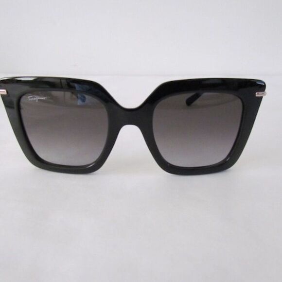 NEW Salvatore Ferragamo Sunglasses Black Smoke Gradient  display picture 2